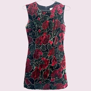 Vintage rampage dark flower dress